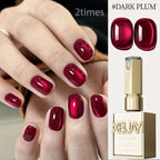 1/2PCS blueberry cat Eye gel nail polish, UV LED curing, long-acting fast drying nail art gel