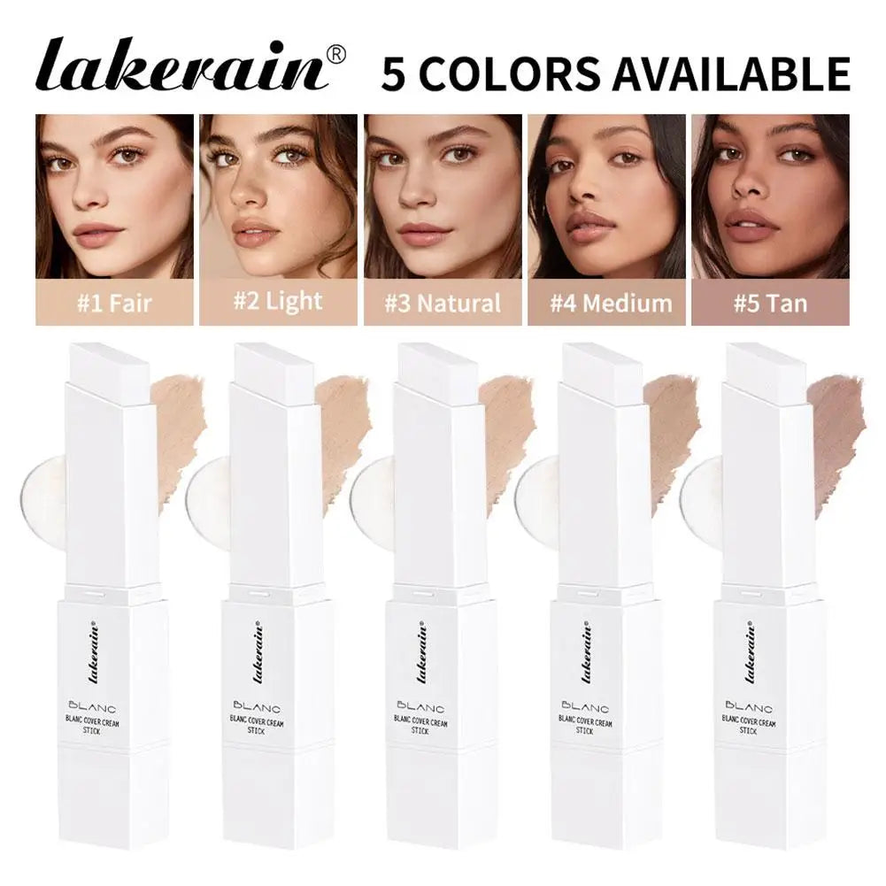 Two-in-one Color-changing Foundation Stick Lightweight Hydrating Brightening Matte Moisturizing Foundation Concealer Makeup