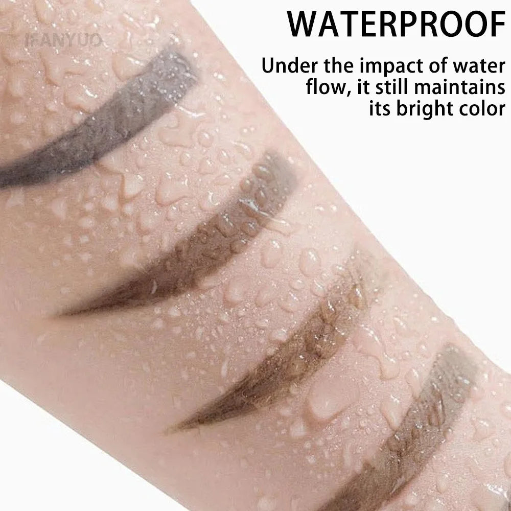 New Tattoo Peel Off Eyebrow Gel Tint Semi Permanent Brow Tint Waterproof Lasting Transfer-proof for Fuller Defined Looking Brows