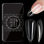 250/500/600pcs Soft Gel False Tips Natural Sculpted Ballet Coffin Almond Fake Nails Full Cover Press On Nails DIY Nail Supplies