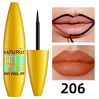 7 Colors Waterproof Peel off Lip Stain Reveal Long Lasting Pink Red Rose Matte Lip Liner Gloss High Pigment Lip Tint Makeup Gift