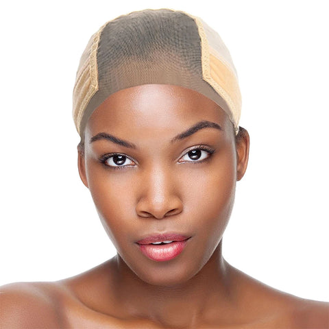 2025 New Lace Wig Cap With Grip Band For Keeping Wigs In Place, 4x5 Wider Transparent Lace For Lace Front Wig