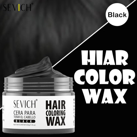 13 Color Hair Colour Wax DIY Hairs Dyed Mud Easy To Wash Long Lasting Dye for Eyebrow Beard Coloring Temporary Hair Colour Cream