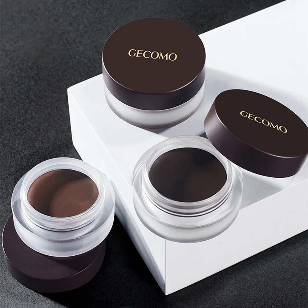 GECOMO Long Wear Matte Eyeliner Gel Cream, Quick Drying Waterproof Eyeliner Gel