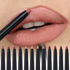 Nude Matte Lip Liner Pencil Lipstick Tint Makeup Waterproof Lasting Non-stick Lipstick Lip Liner Cosmetic