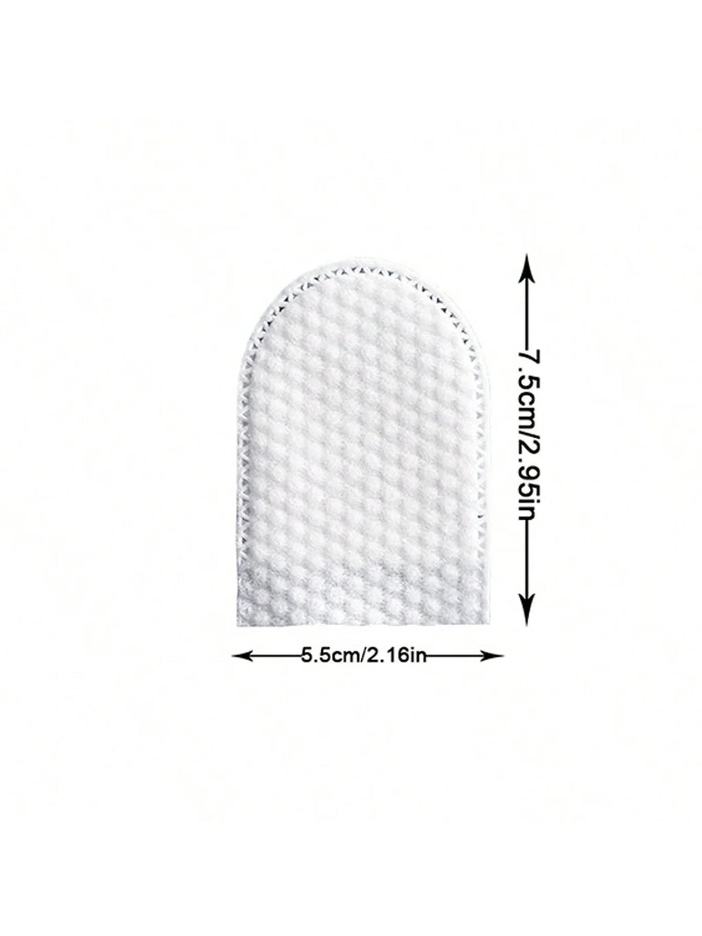 30Pcs/50Pcs/100Pcs Disposable Finger-Glove Type Makeup Remover Cotton Pads, U-Shaped Non-Woven Fabric, Double-Sided Pocket-Style, Soft and Lint-Free, Effective Makeup Removal
