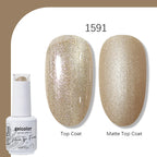Arte Clavo Solid Color Gel Nail Polish 15ml Soak Off UV LED Gel Semi-Permanent Glitter Polish For Manicure Nail Art Salon Gel