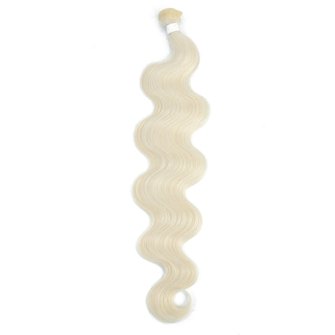 Colorful Body Wave Hair Bundles 613 Piano Blonde Natural Synthetic Hair Extensions Ombre Thick Ponytail Loose Deep Hair Weaving