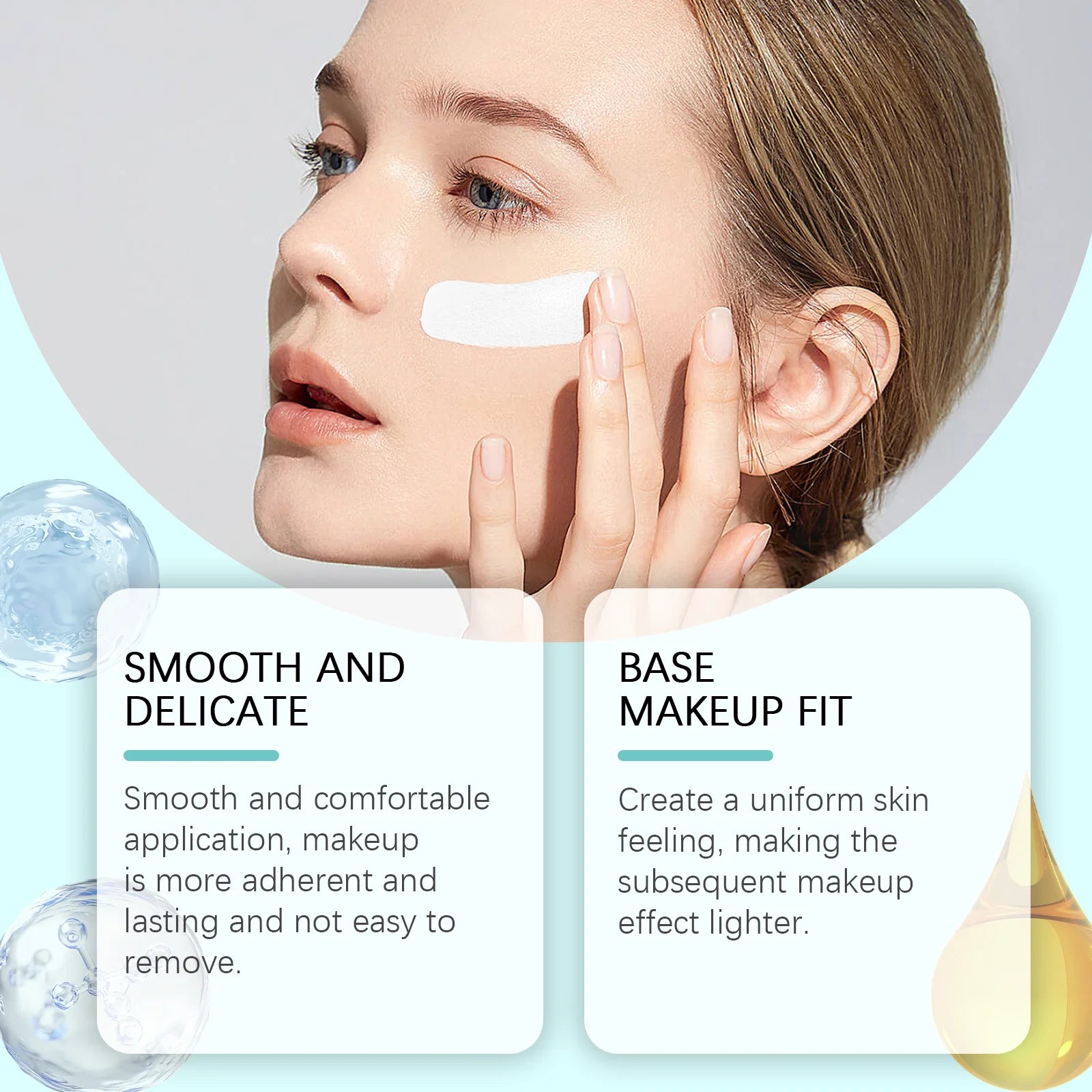 Pore Cover Primer Minimize Pores Oil Control Even Skin Tone Anti Acne Smoothing Waterproof Moisturizing Before Makeup
