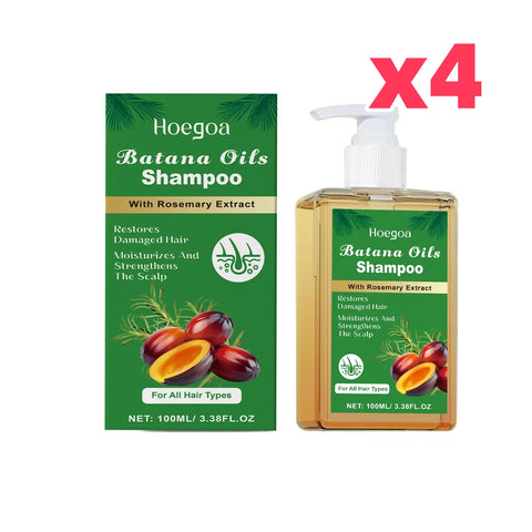 Pure Batana Shampoo Hair Strengthen Moisturizer Restore Damaged Brittle Hair Anti Loss Improve Dandruff Scalp Oil Control Care