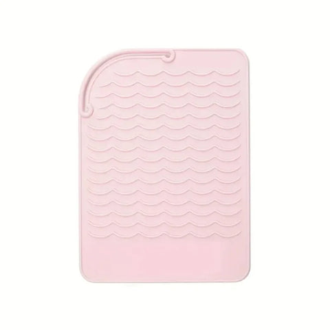 1/2pcs Silicone Heat-Resistant Mat for Hair Styling Tools Curling Iron Hair Straightener Protect Pad 2-in-1 Insulation Mats