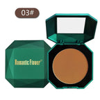 Brand-new 4 Colors Dark Pressed Powder Dark Skin Powder Matte Powder Long-lasting Waterproof  Brand Makeup Blush