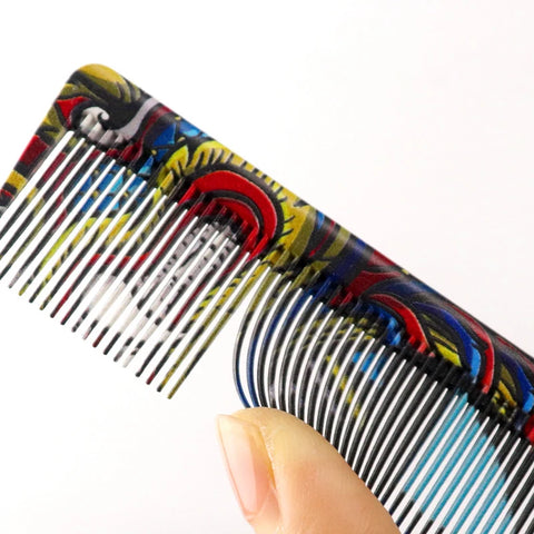 Multi style styling comb, professional hairdresser styling comb, with Chinese Loong pattern, suitable for all types of hair
