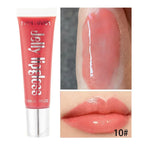 Moisturizing Gloss Plumping Lip Gloss Lip Plumper Makeup Glitter Nutritious Liquid Lipstick Cherry Jelly Oil Clear Lip Gloss