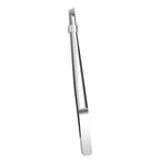 Stainless Steel Eyebrow Tweezers Flat Slant Tip High Precision Facial Hair Tweezers False Eyelashes Tweezers Beard Clip