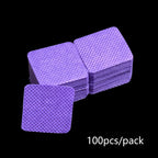 Lint Free Nail Wipes Nail Polish Remover Eyelash Extension Glue Cleaning Wipes Absorbent Soft Removal Tool for Nail Art