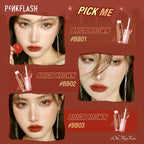 PINKFLASH Wholesale Matte Lipstick Soft Red Nude Pink Melting Lip Cream Waterproof Makeup Lipgloss Not Fade Lip Mud Lip Tint
