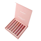 6 Color Matte Lip Gloss Set Moisturizes Long Lasts Water Proofs Sweat Proofs Non Transfer Liquid Lipstick 1pcs