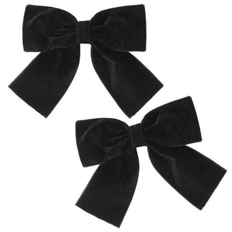 2025 Christmas Cute Velvet Bow Hairpins Children Girls Kid Hair Clips Barrettes Accessories Hairclip Headwear Headdress Ornament