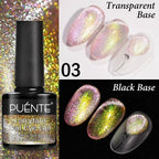 PUENTE 5ml Metallic Painting Liner Gel Polish Bright Mirror Effect Semi-Permanent UV Nail Varnish For Stunning French Nail Art