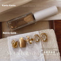 Kanui Metal Gradient Nail Polish - New Quick-Dry Ultra-Shiny Gold & Silver Mirror Finish Gradient Polish