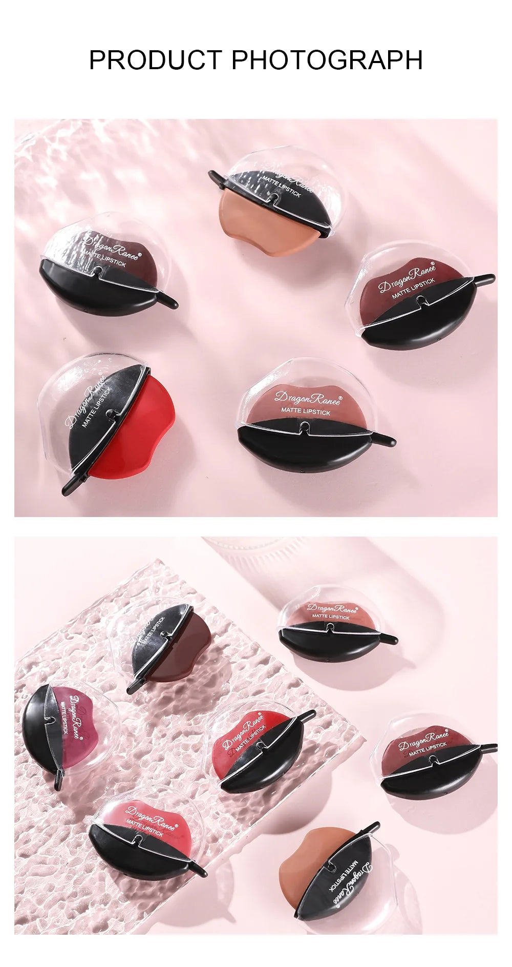 Dragon Ranee Matte Velvet Mist Lipstick Designed for Lazy People Lip Shape Lip Gloss Long Lasting Easy To Color Beauty Makeup