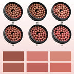Long Lasting Roll-on Blush Shimmer Matte Finish with Brush 3D Glossy Texture for Daily Makeup Rich in Texture