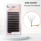 Goddess W3D 4D 5D 6D Eyelash Extension W Style Faux Mink Natural Soft Bloom Lash Automatic Flowering Premade Fans Volume Eyelash