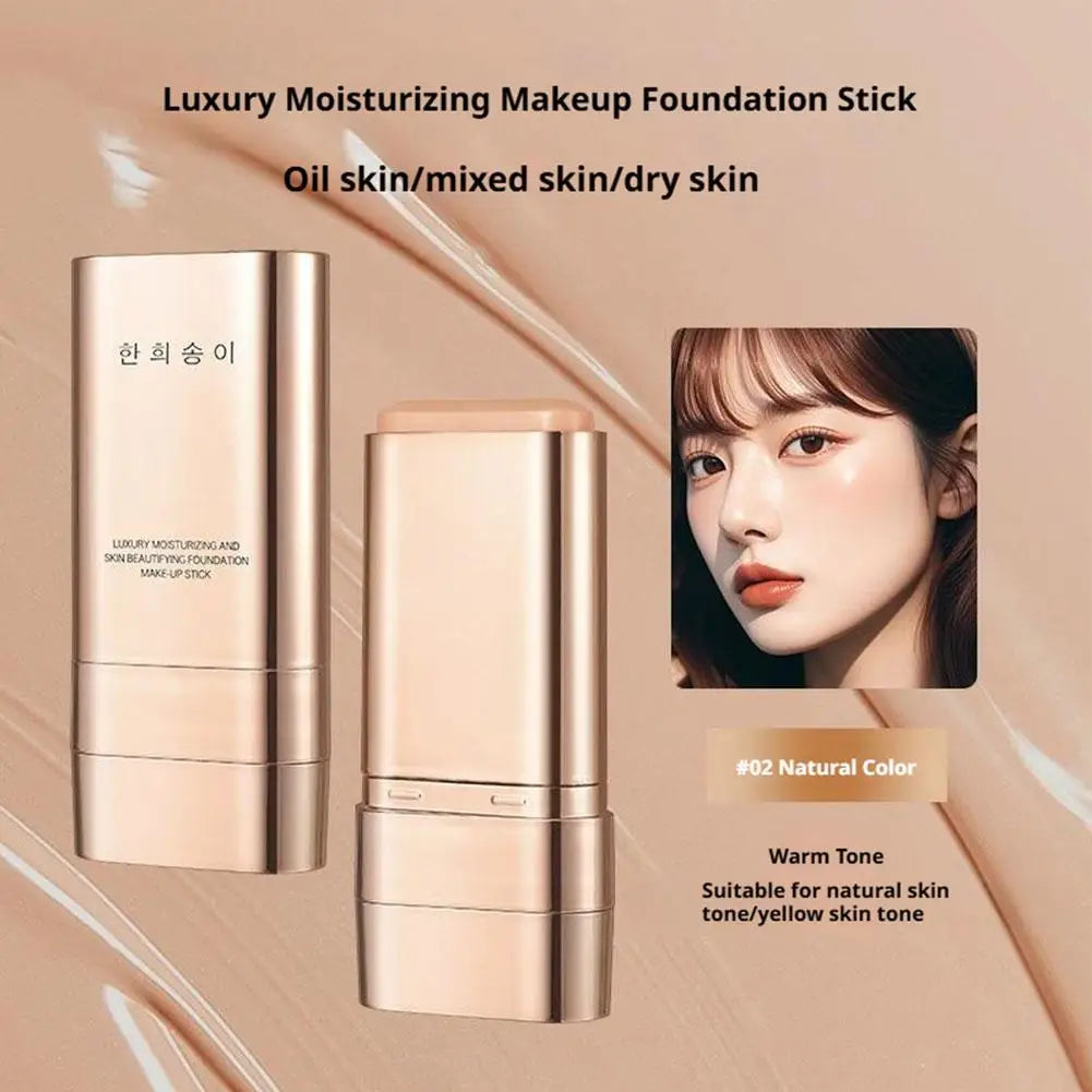 Double Headed Moisturizing Light Transparent Foundation Stick Efficient Concealer Lasting Not Taking Off Makeup Foundation Stick
