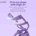 1pc Eyelash Curler With Soft Silicone Pad Women Eyelashes Curling Clip Long Lasting Lift Lashes Makeup Accessories Cosmetic Tool