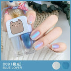 Water-based Nude Icy Women Children Nail Polish Twin Star Set No-bake Quick-drying Odorless Nail Polish Full Set Makeup