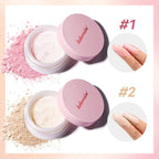 Setting Powder long-Lasting Matte Pink Finish Oil Control Makeup Fixation Removal Pore Modification Setting Cosmetics one size