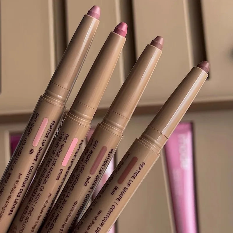 Skin Peptide Lip Shape Pen Lip Liner Long Lasting Lip Tint Pencil Pen Makeup Lipstick Powder Blusher Gloss Rouge Makeup Lipliner