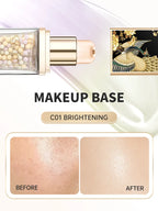 CATKIN Makeup Summer Palace Luxurious Toning & Illuminating Primer, a three-colour blend containing naturally derived ingredient