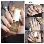 No-bake Nail Polish Nail Art Tearable Quick Dry Normal Without Lamp Nail Polish Glitter Sequins UV Varnish Nails Tools