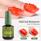 Misscheering 15ml Magic Fast Nail Gel Polish Remover Clean UV Soak Off Semi Permanent Varnish Nail Art Removal Tools Manicure
