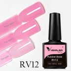 Venalisa Rubber Base Jelly Pink Color Collection Gel Nail Polish VIP4 Hema TPO Free Soak Off UV LED Gel Varnish Nail Manicure