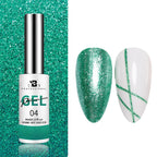 AWStorG 5ML Super Silver Metallic Gel Nail Polish Metal Effect Painting Gel Chromes Varnis Semi Permanent for Nail DIY