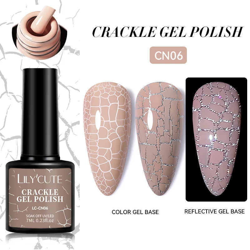 LILYCUTE 5ML Metallic Painting Liner Gel Nail Polish Super Bright Gold Silver Mirror Drawing Gel Semi Permanent Line French Nail