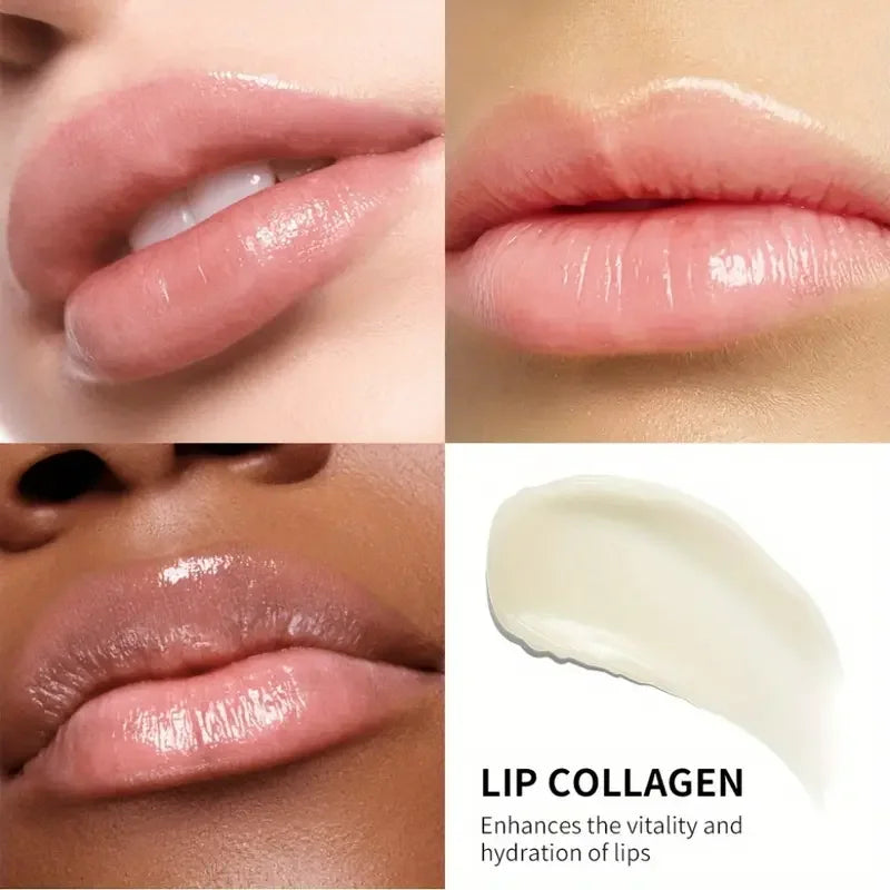 Collagen Lip Mask,Autumn and Winter Lip Moisturizing, Deep Moisturizing Overnight Lip Balm Lip Plumper for Dry Repair Lip Care