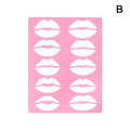 Universal Eyebrow Lip Tools Beginners Friendly Eyebrow Template Skin-Friendly Cost-Saving Eyebrow Stencils For Female