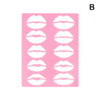 Universal Eyebrow Lip Tools Beginners Friendly Eyebrow Template Skin-Friendly Cost-Saving Eyebrow Stencils For Female
