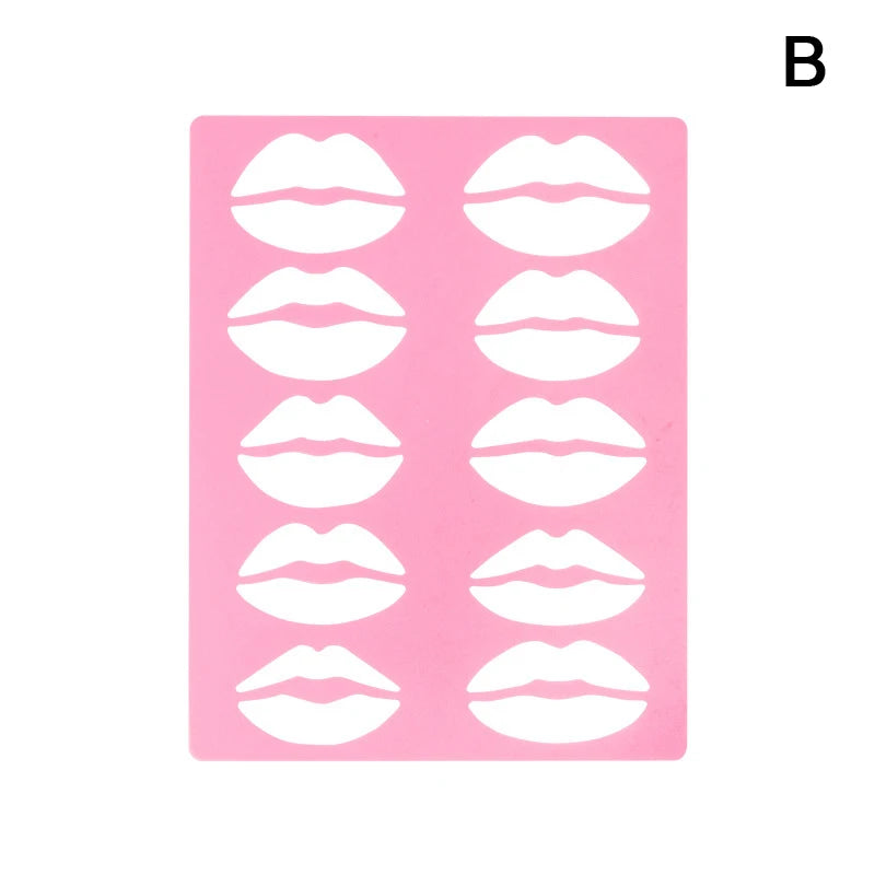 Universal Eyebrow Lip Tools Beginners Friendly Eyebrow Template Skin-Friendly Cost-Saving Eyebrow Stencils For Female
