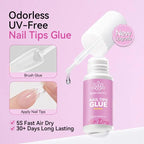 BORN PRETTY 30ml Pinpoint Nail Glue Remover Gel Polish For Press On Nail Quick Dry Gentle Easy To Soften Nail Tips Remover Tool