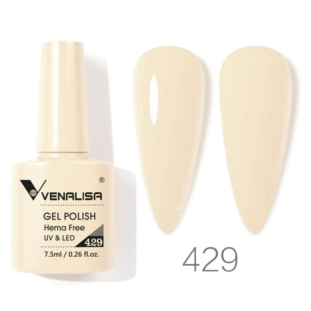 Venalisa VIP4 Nail Gel Polish HEMA/TPO FREE Full Coverage Beautiful Semi Permanent Soak Off UV LED Gel Nail Polish Gel Lacquer