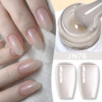 BORN PRETTY 83 Colors 10ml Jelly Nude Gel Nail Polish Autumn Amber Semi Transparent Manicure Soak off UV LED Nails Gel Varnish