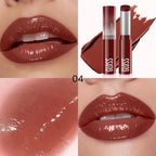 Hydrating Berry Shine Lipstick Set, Long-Lasting Plump Lip Cream, Non-Sticky & Creamy Finish, 6 Colors