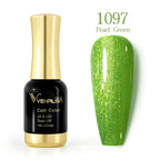 Venalisa 12ml Platinum Gel Nail Polish Super Shiny Effect Nail Gel Perfect Soak off UV&LED Nail Color Foil Chrome Gel Polish