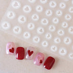 3D Nail Art Stickers  Translucence Moon/Star/Cloud Ultra-thin Nail Decals 3d Self-Adhesive White Cloud Moon Star Kawaii Sliders