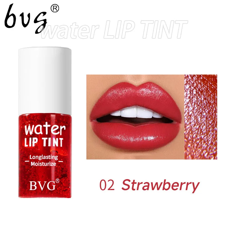 Lip Staining Liquid Lip Glaze Staining Bite Makeup Non fading Long lasting Moisturizing Lip Gloss Sweetheart Transparent and Ten